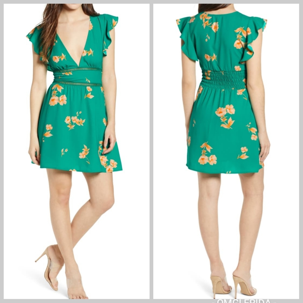 Leith floral dress